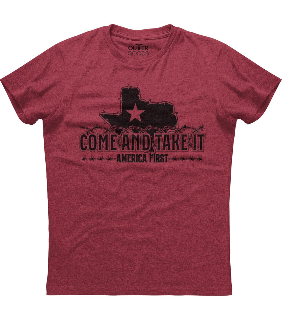 Come And Take It America First Texas T-Shirt (O)