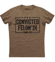 Convicted Felon Trump 2024 T-Shirt (O)