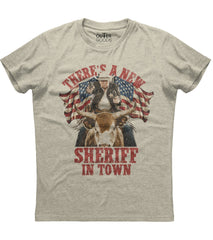 There's A New Sheriff In Town Trump T-Shirt (O)