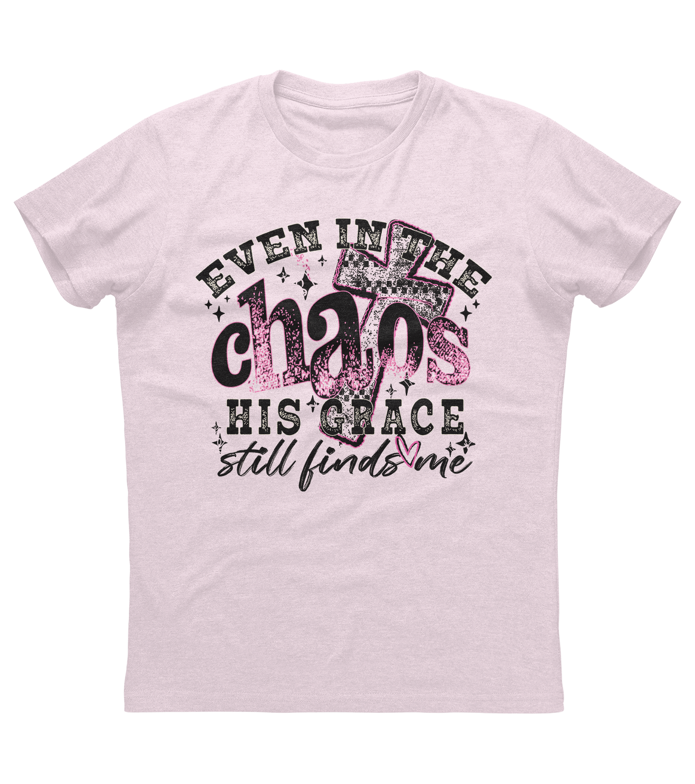 In Chaos His Grace Finds Me T-shirt (O)