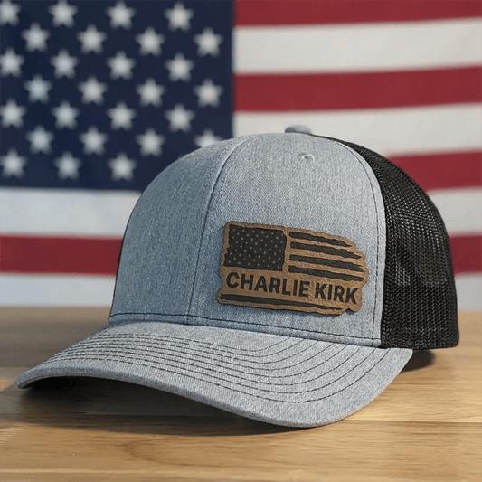 Charlie Kirk US Flag Patch Hat (O)