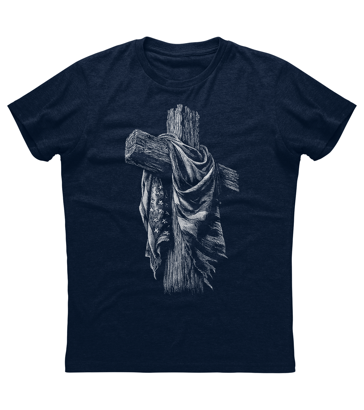 American Flag Cross T-shirt (O)