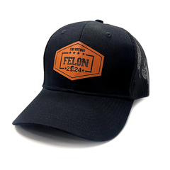 I'm Voting Felon Diamond Leatherette Patch Hat (O)