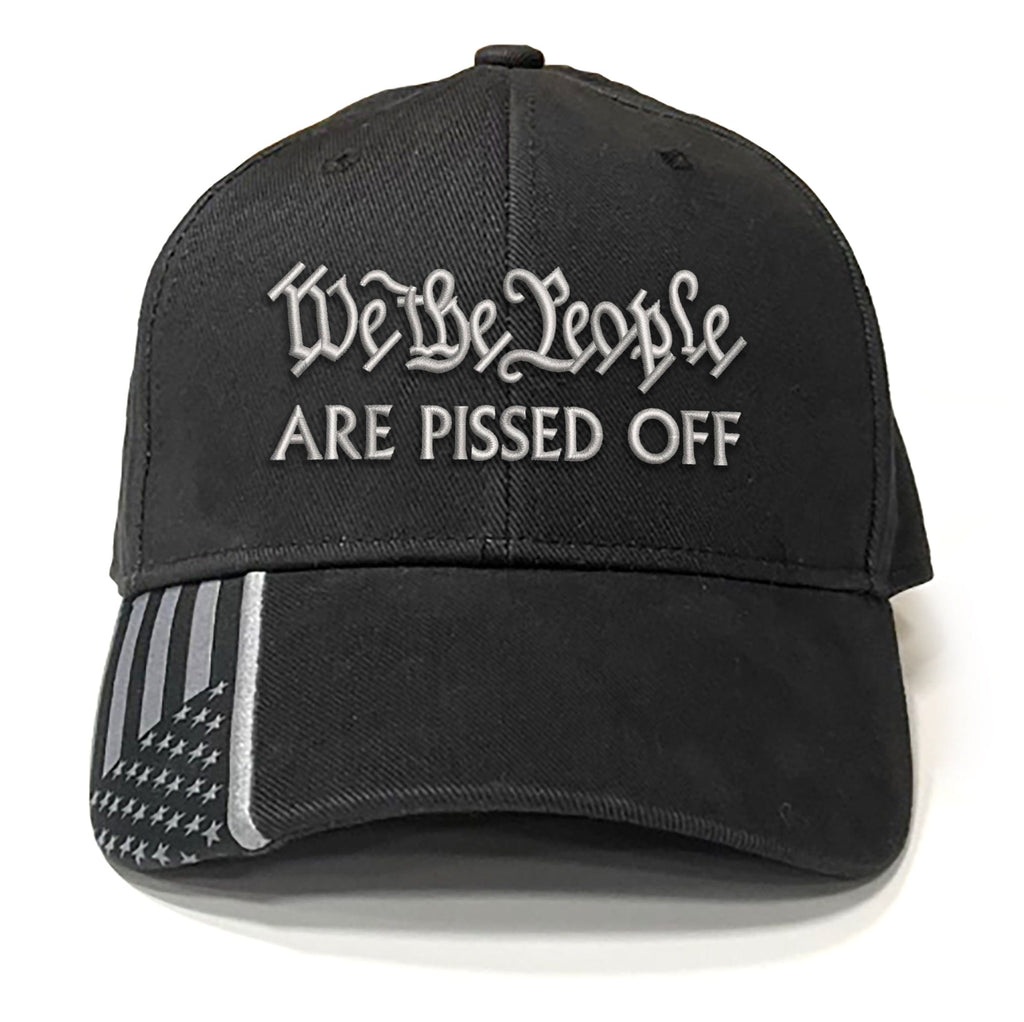 We The People Are Pissed Off American Flag Kryptek Hat (O)