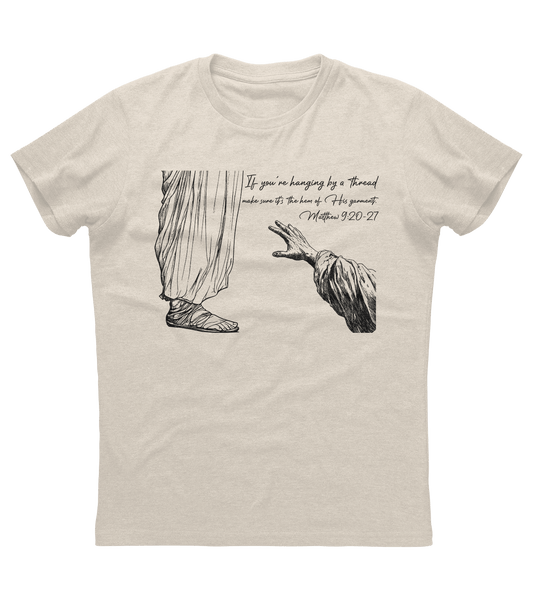 Hanging By A Thread Jesus T-shirt (O)