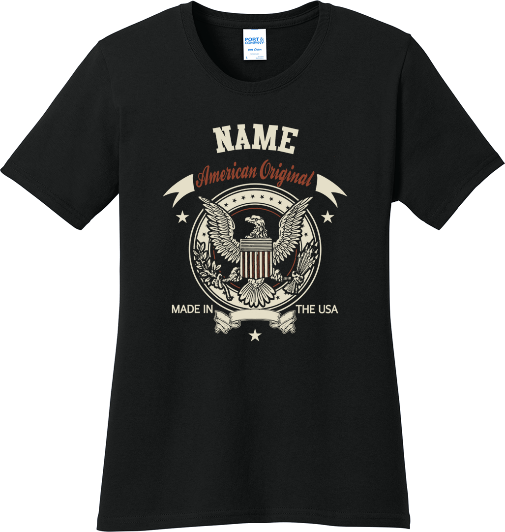 American Original Name T-Shirt  New (CN) (O)