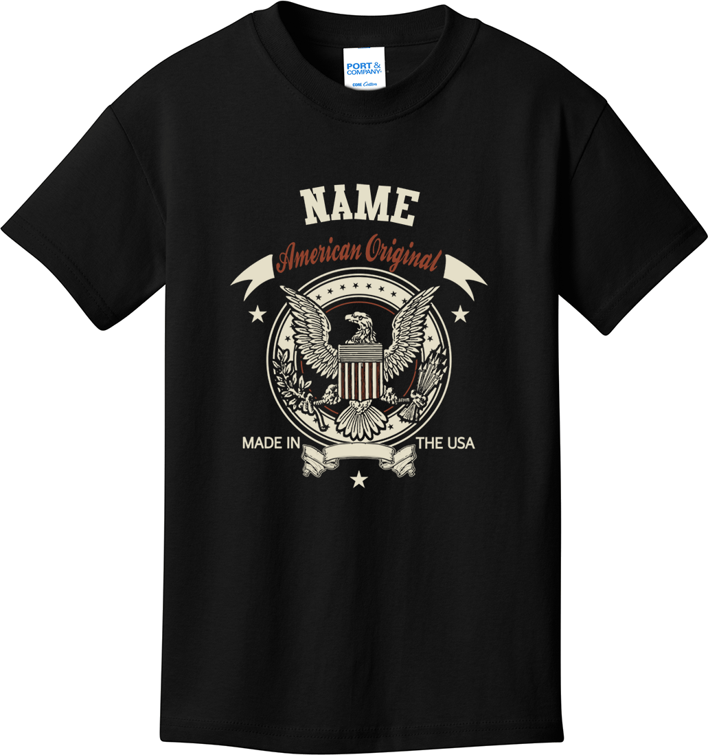 American Original Name T-Shirt  New (CN) (O)