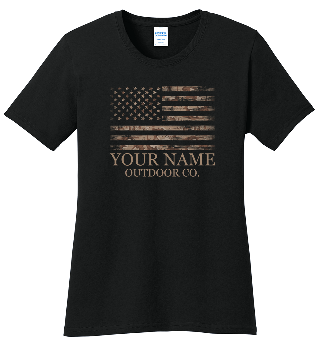 Custom Name Outdoor Co. T-Shirt (CN) (O)