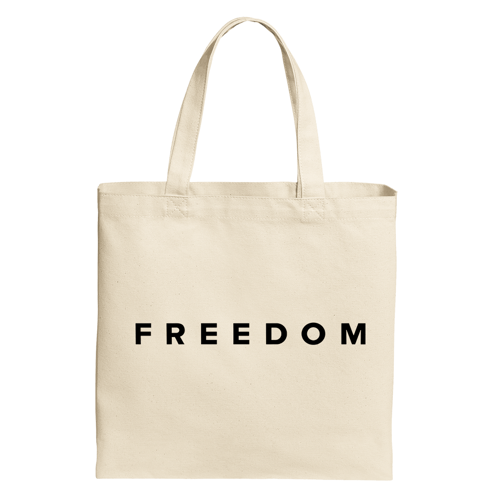 Freedom Canvas Tote Bag (O)