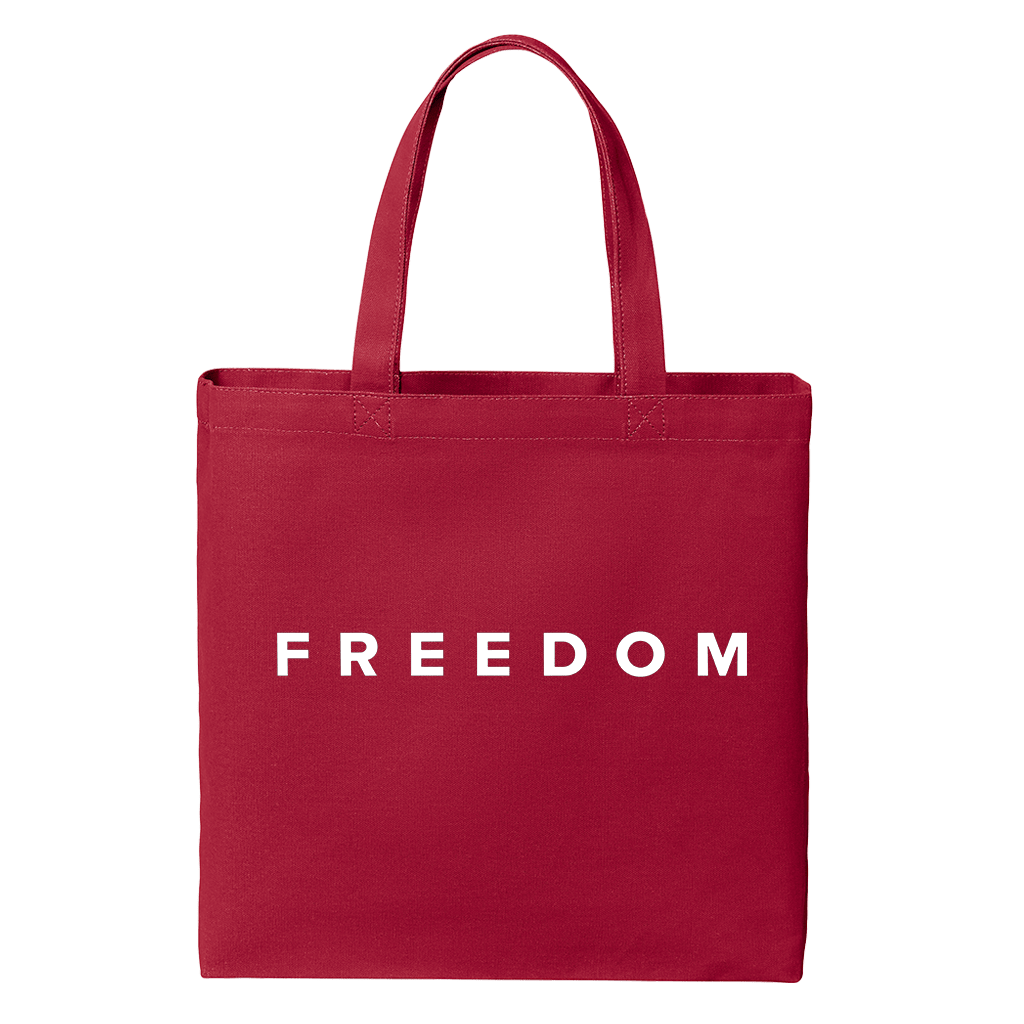 Freedom Canvas Tote Bag (O)