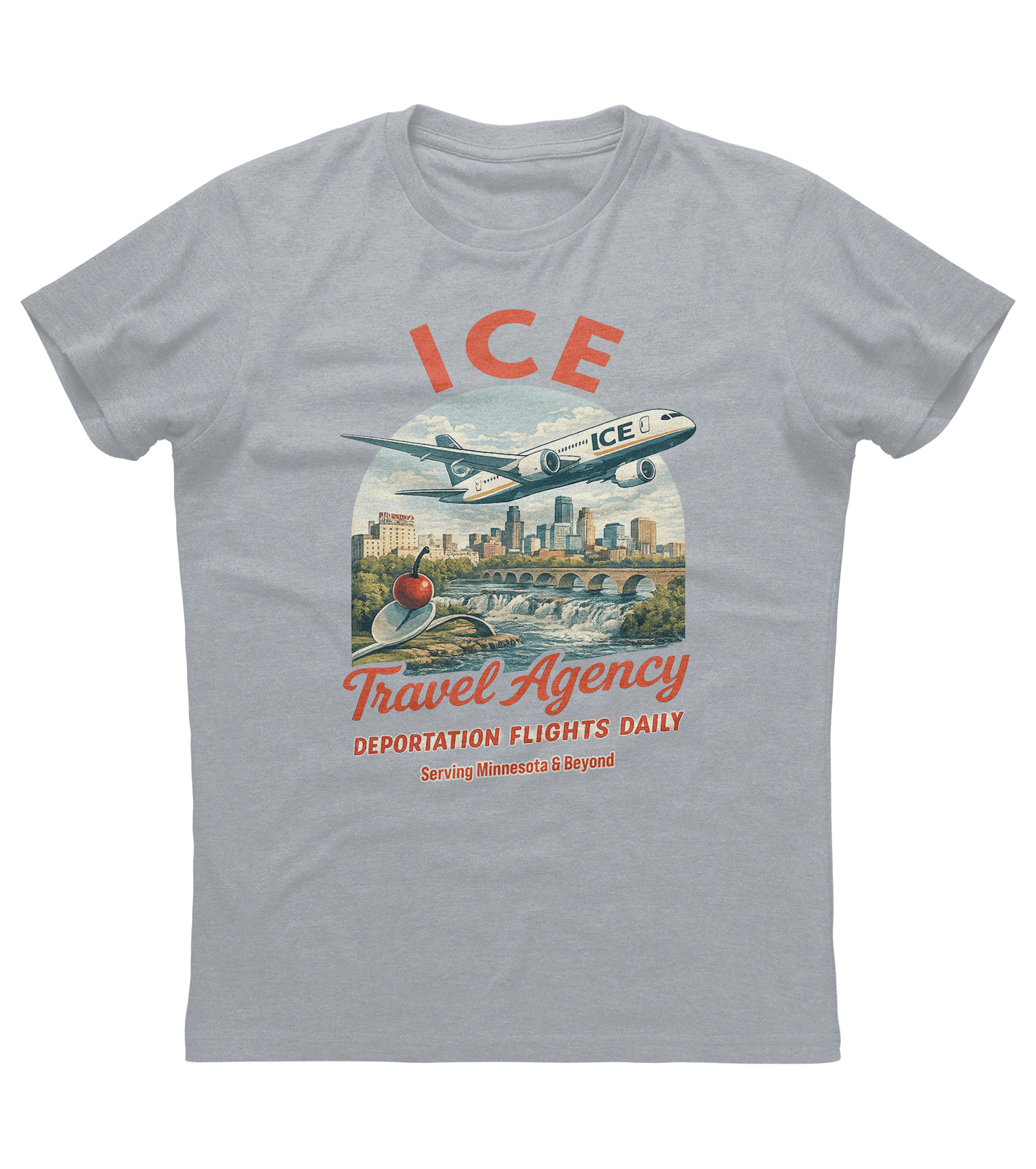 ICE Travel Agency Deportation T-shirt (D1)