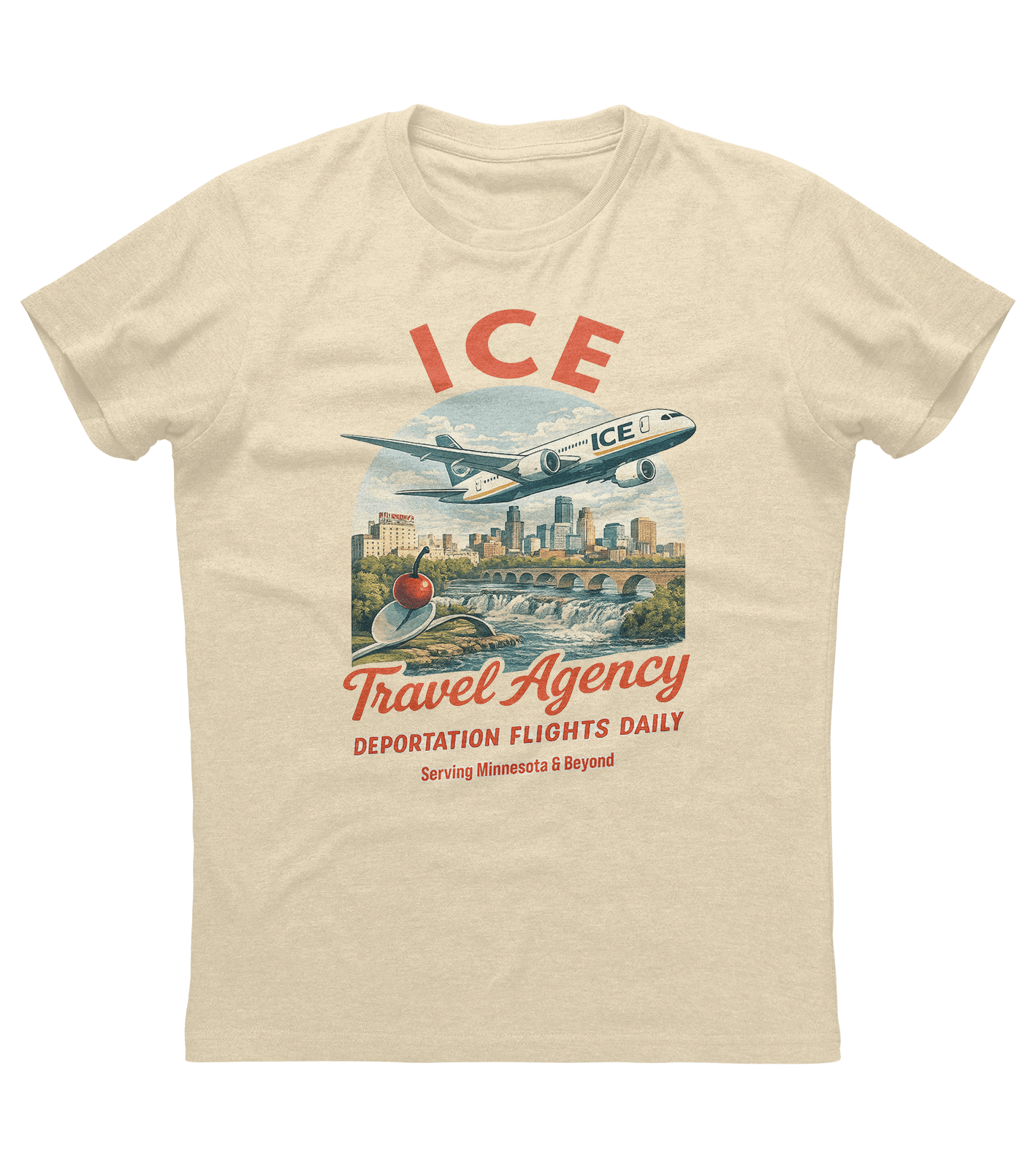 ICE Travel Agency Deportation T-shirt (D1)