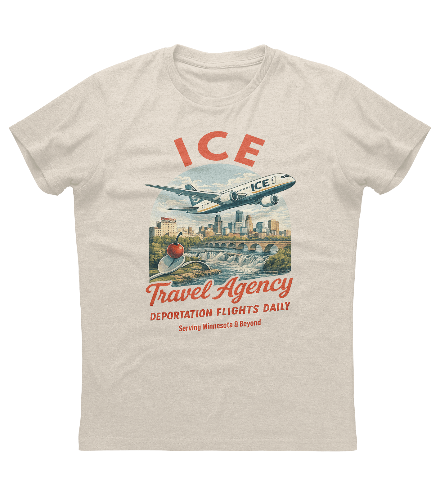 ICE Travel Agency Deportation T-shirt (D1)