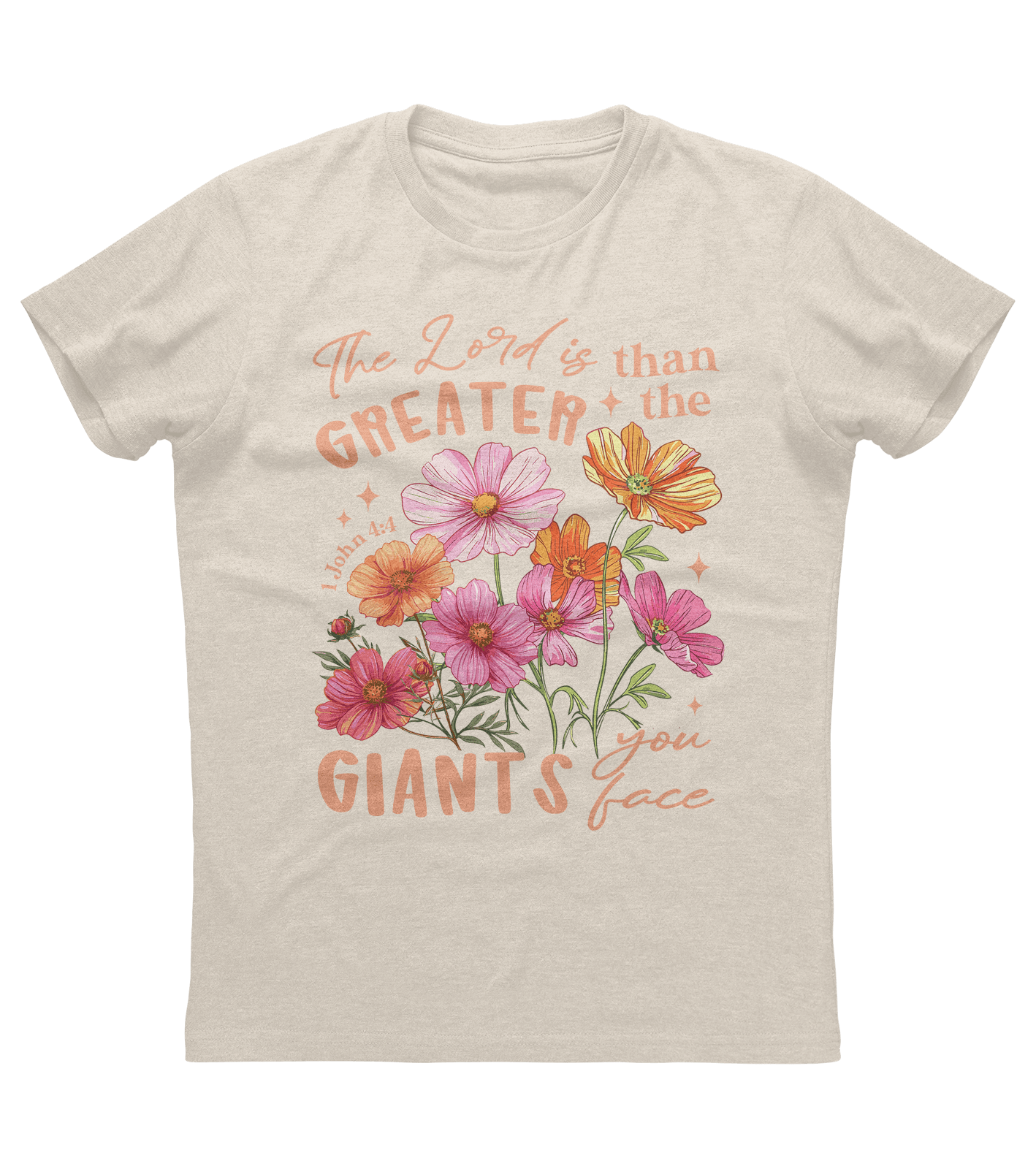 The Lord Is Greater Than Giants T-shirt (O)