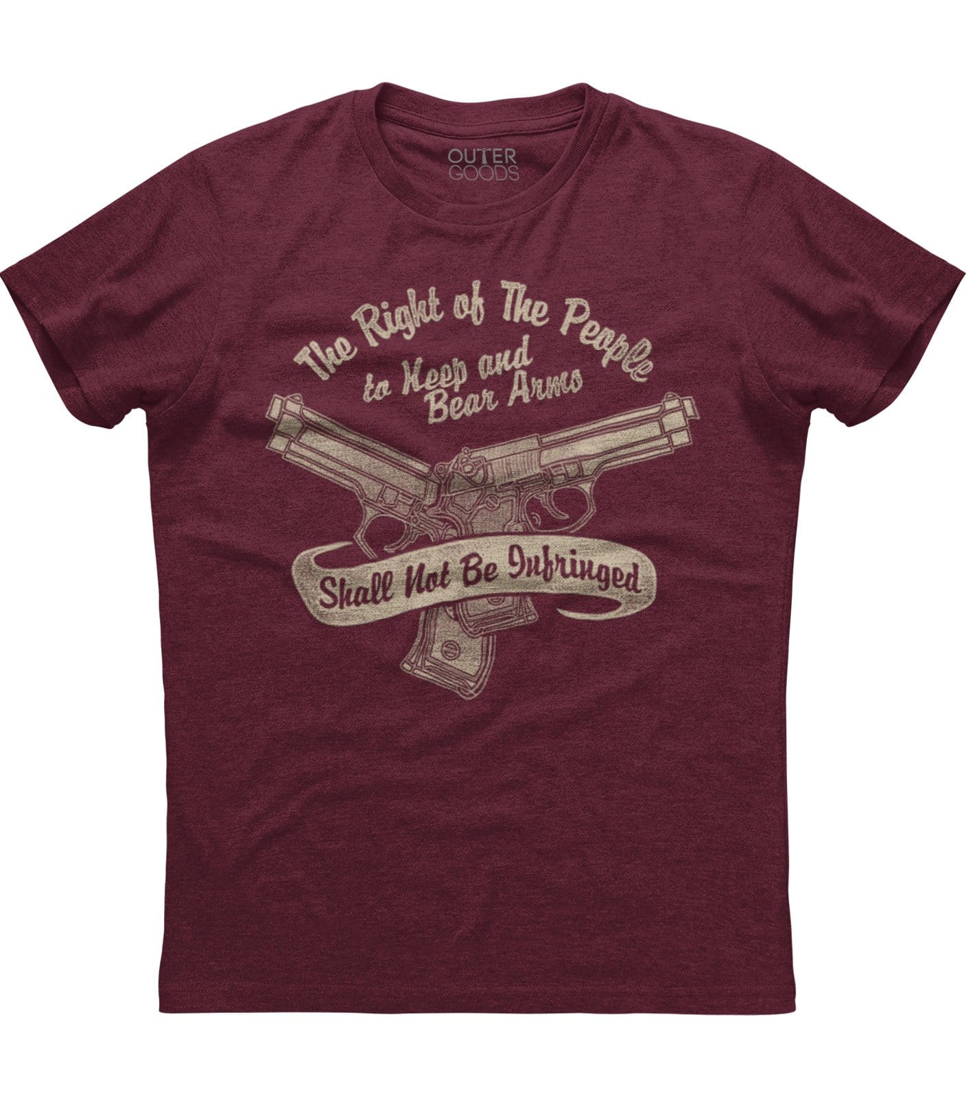 The Right Of The People To Keep And Bear Arms Shall Not Be Infringed T-shirt (O)
