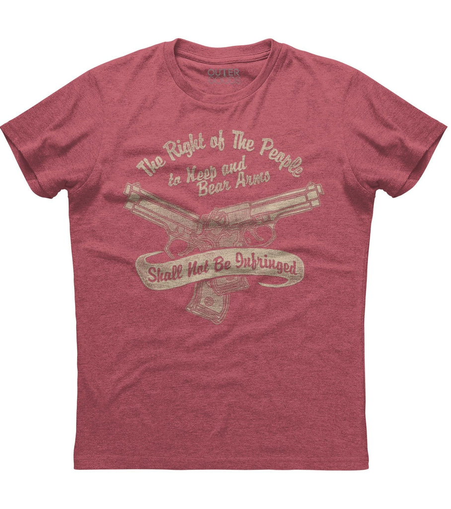 The Right Of The People To Keep And Bear Arms Shall Not Be Infringed T-shirt (O)