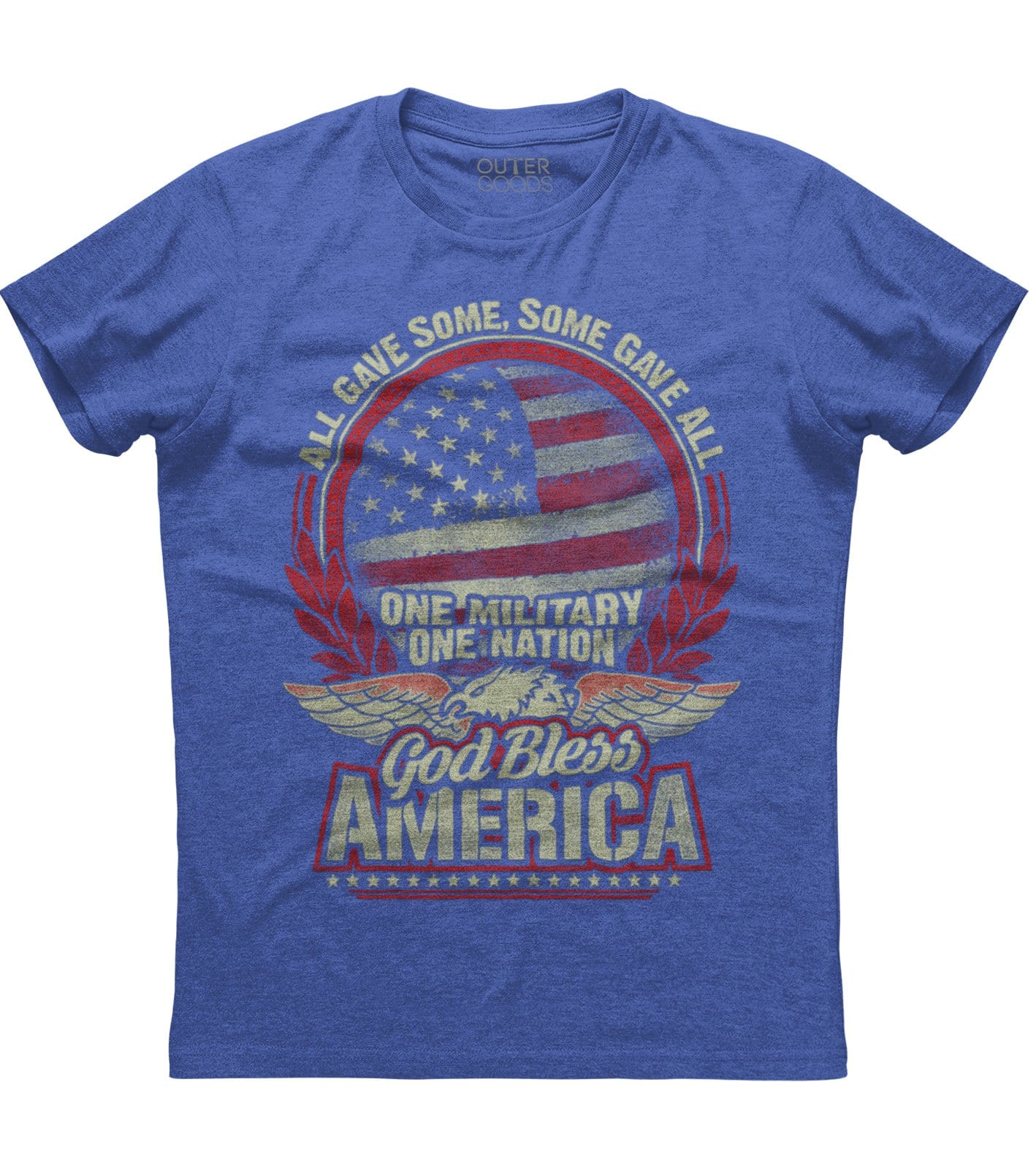 All Gave Some Some Gave All God Bless America T-shirt (O)
