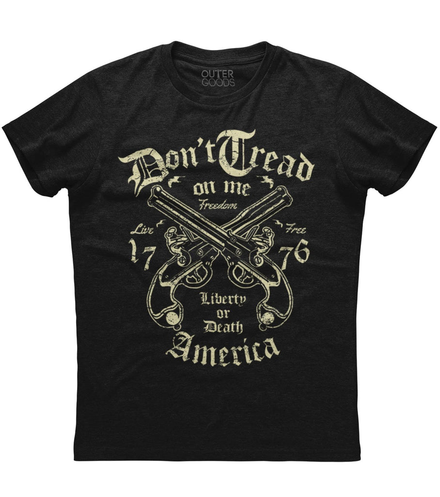 Don't Tread One Me Liberty Or Death T-shirt (O)