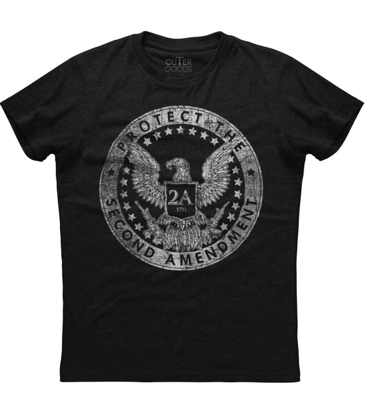 Protect The Second Amendment 2A 1791 T-shirt (O)