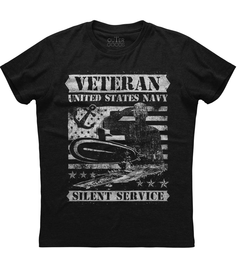 Veteran United States Navy Silent Service T-shirt (O)