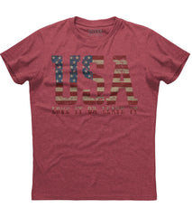USA Love It Or Leave It T-shirt (O)