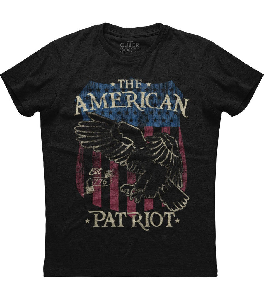 The American Patriot Established 1776 T-shirt (O)