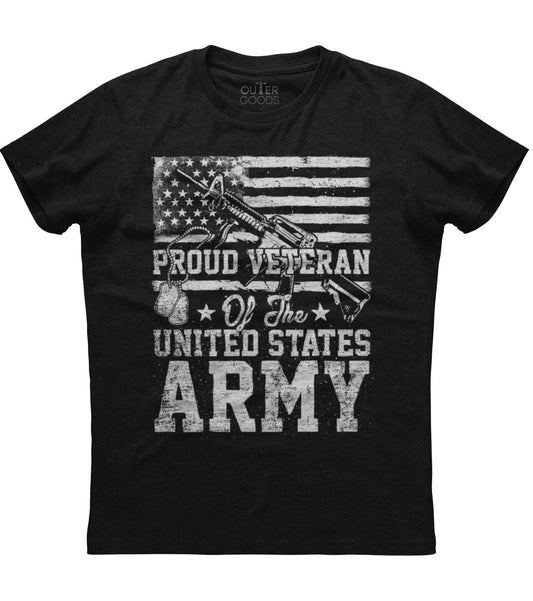 Proud Veteran Of The United States Army T-shirt (O)