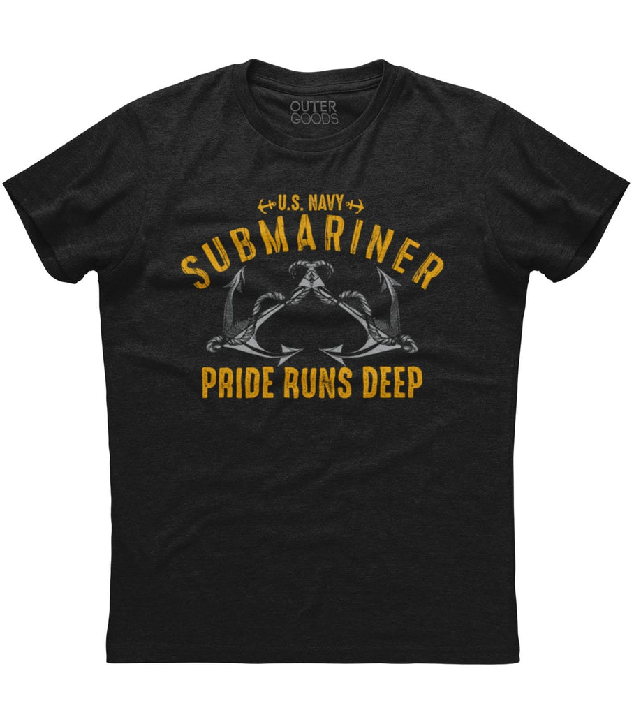 U.S. Navy Submariner Pride Runs Deep T-Shirt (O)