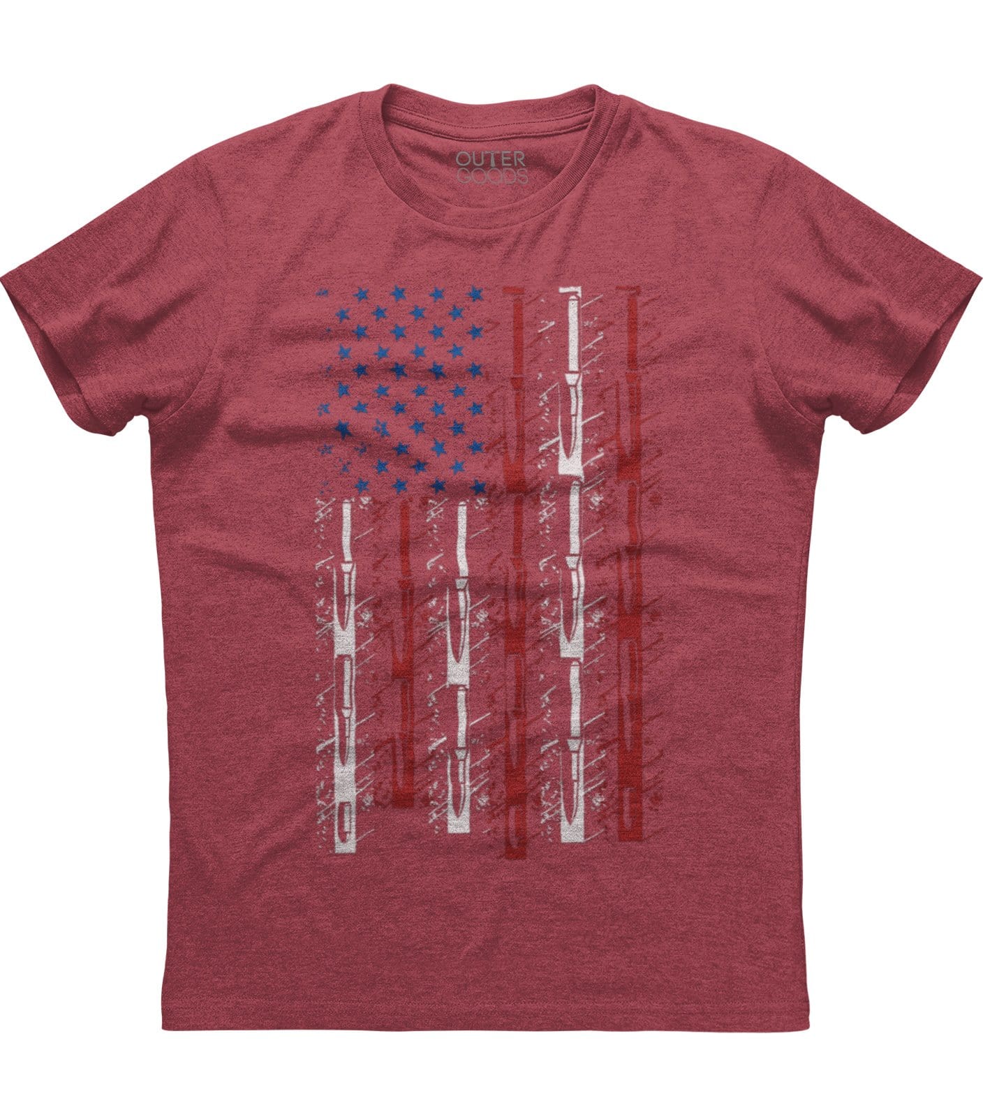Bullet American Flag T-Shirt (O)