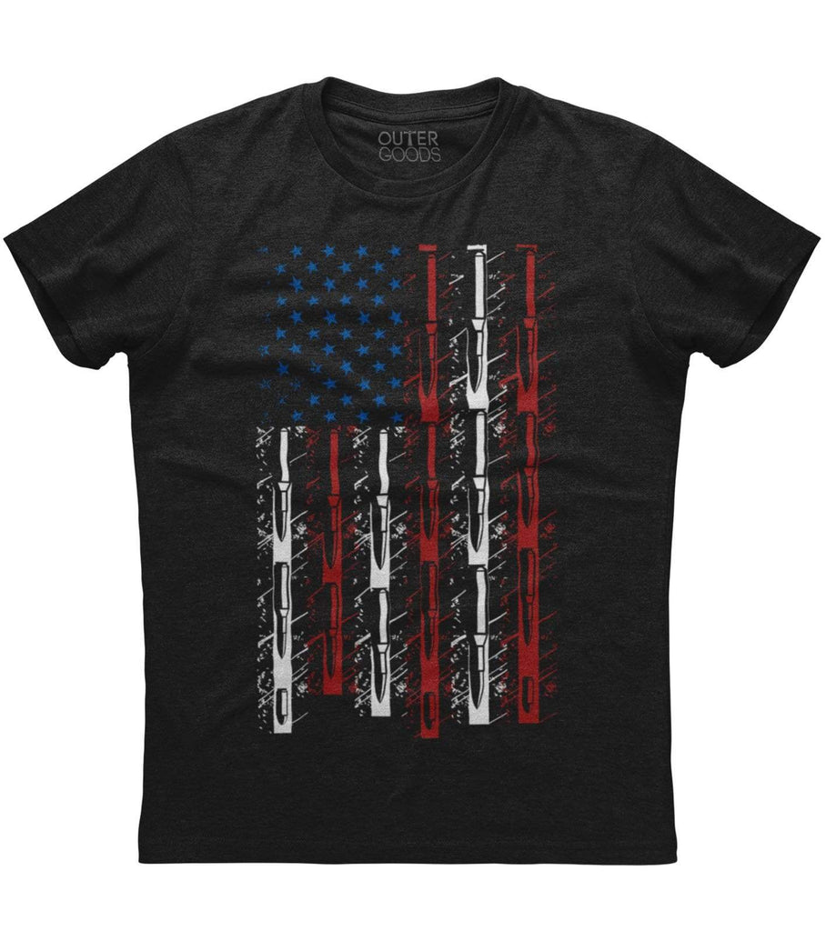 Bullet American Flag T-Shirt (O)