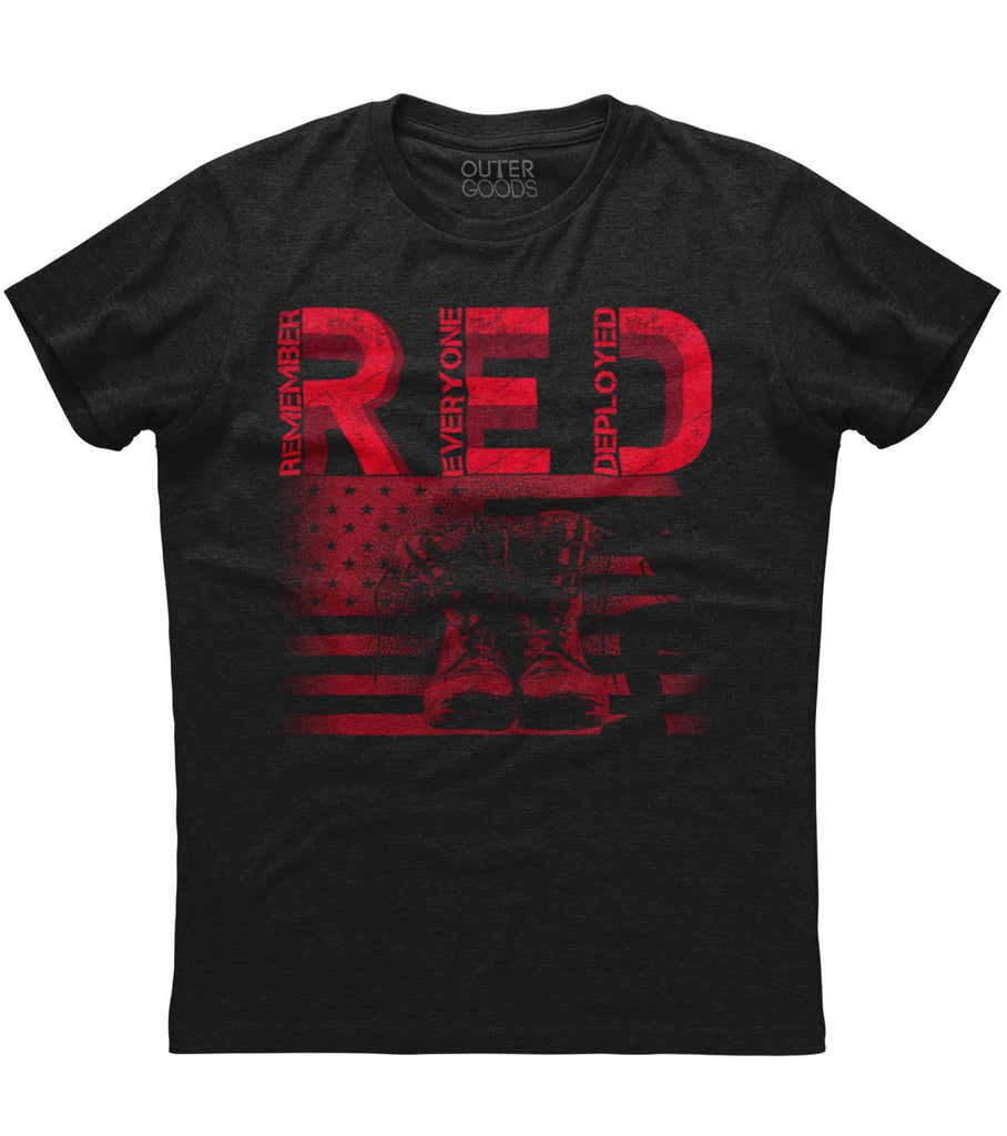 Red Remember Everyone Deployed T-Shirt (O)