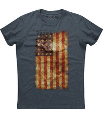 Rustic American Flag T-Shirt (O)
