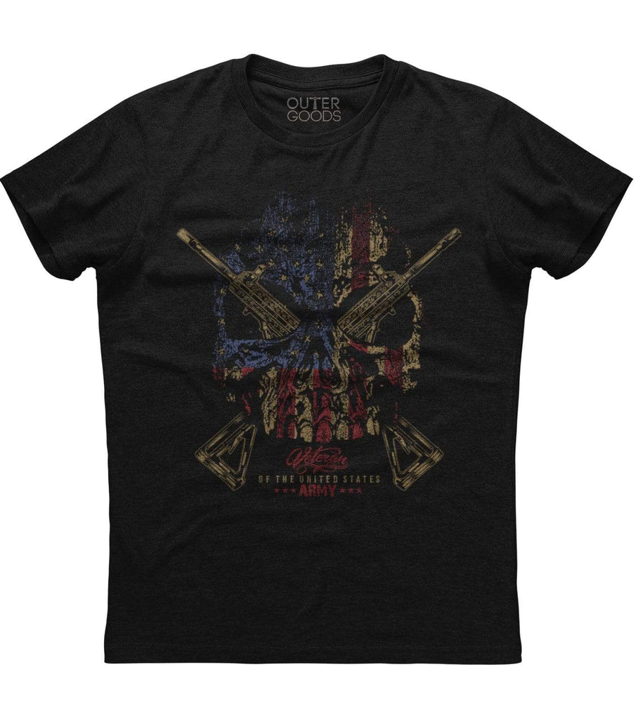 Veteran Of The United States Army Skull T-Shirt (O)