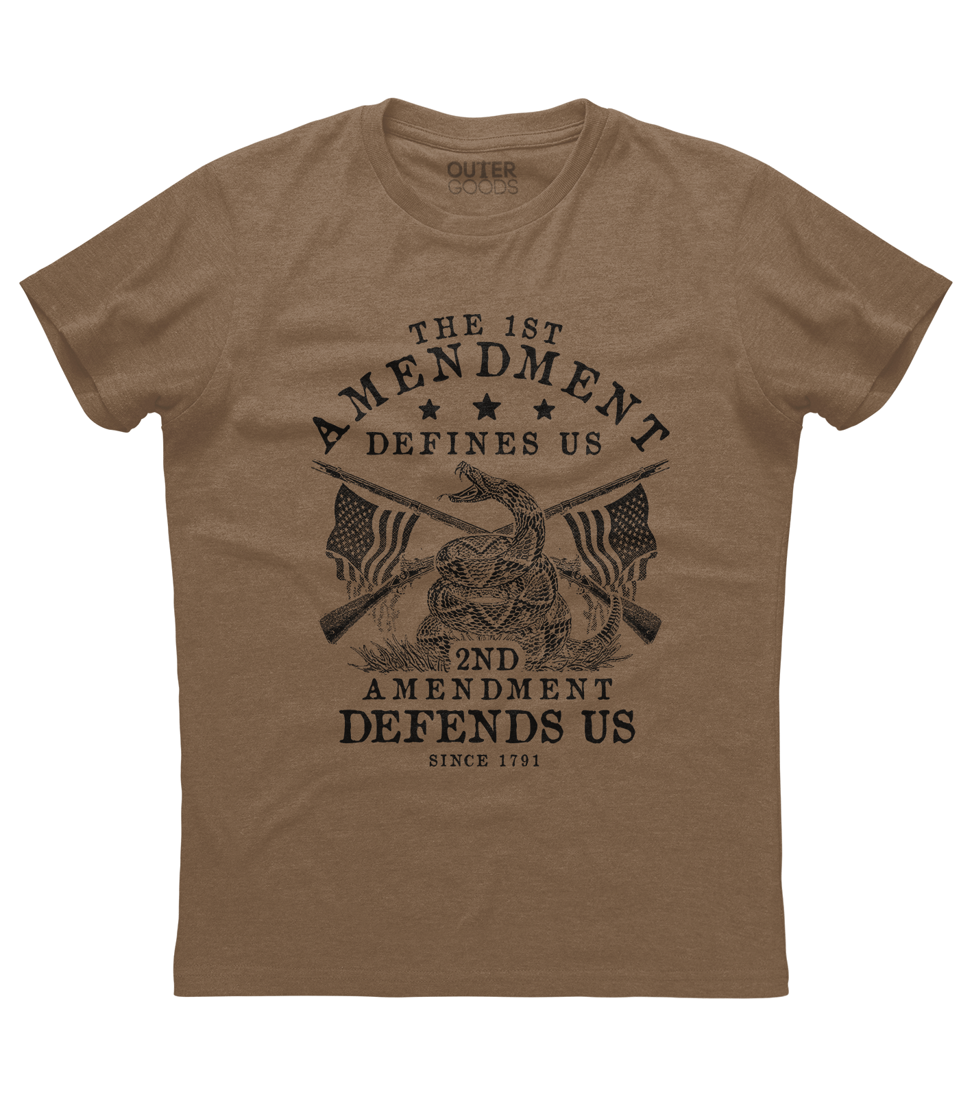 The 1st Amendment Defines Us T-Shirt (O)