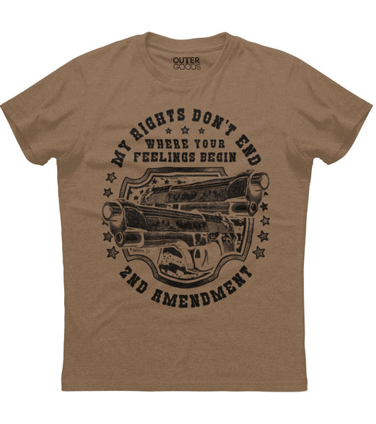 My Rights Don't End Second Amendment T-Shirt (O)