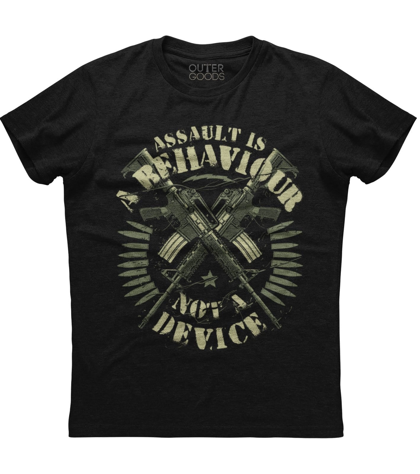 Assault Is A Behaviour T-Shirt (O)