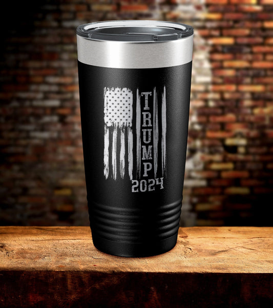 Trump America Laser Engraved Tumbler (O)