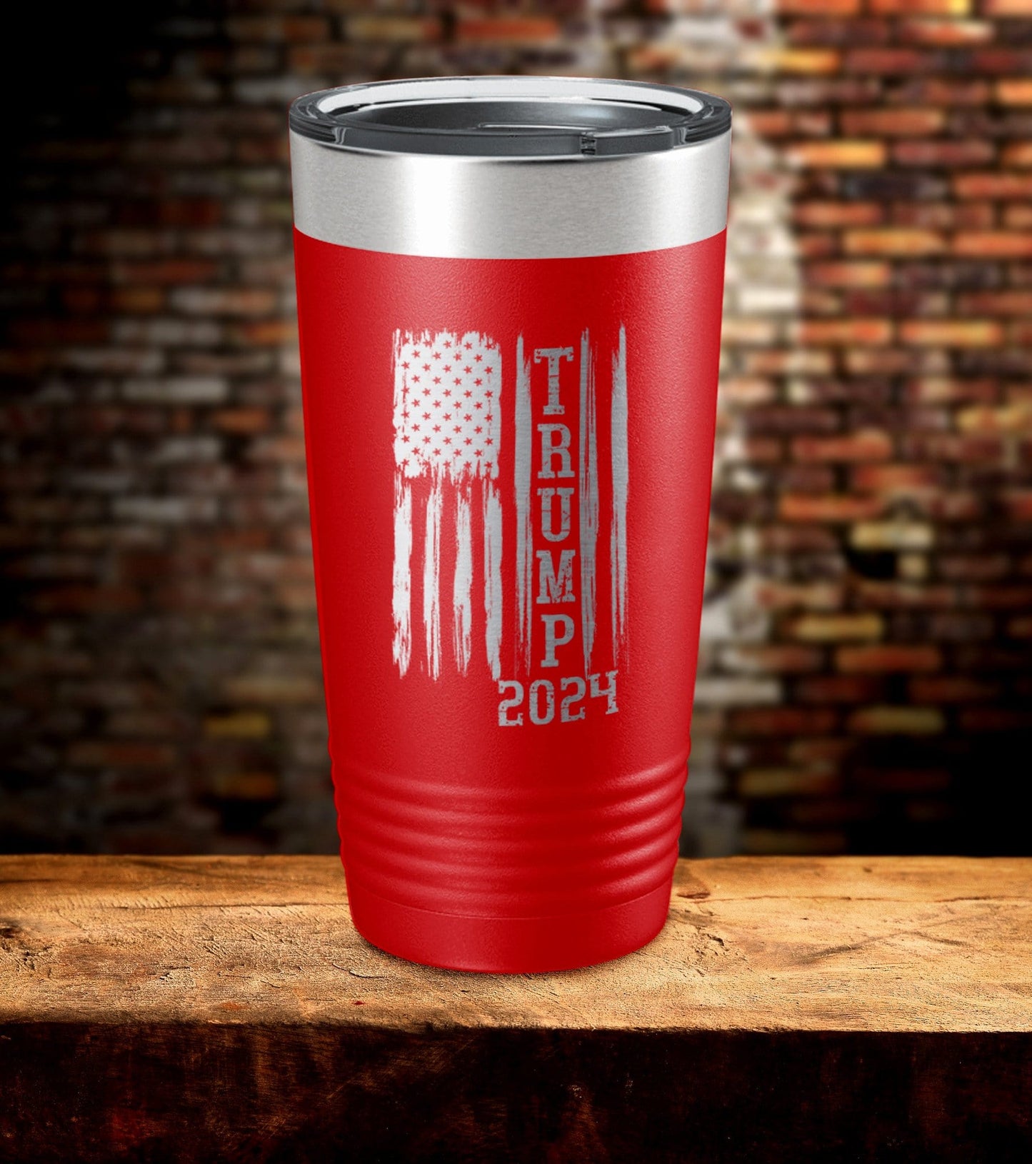 Trump America Laser Engraved Tumbler (O)