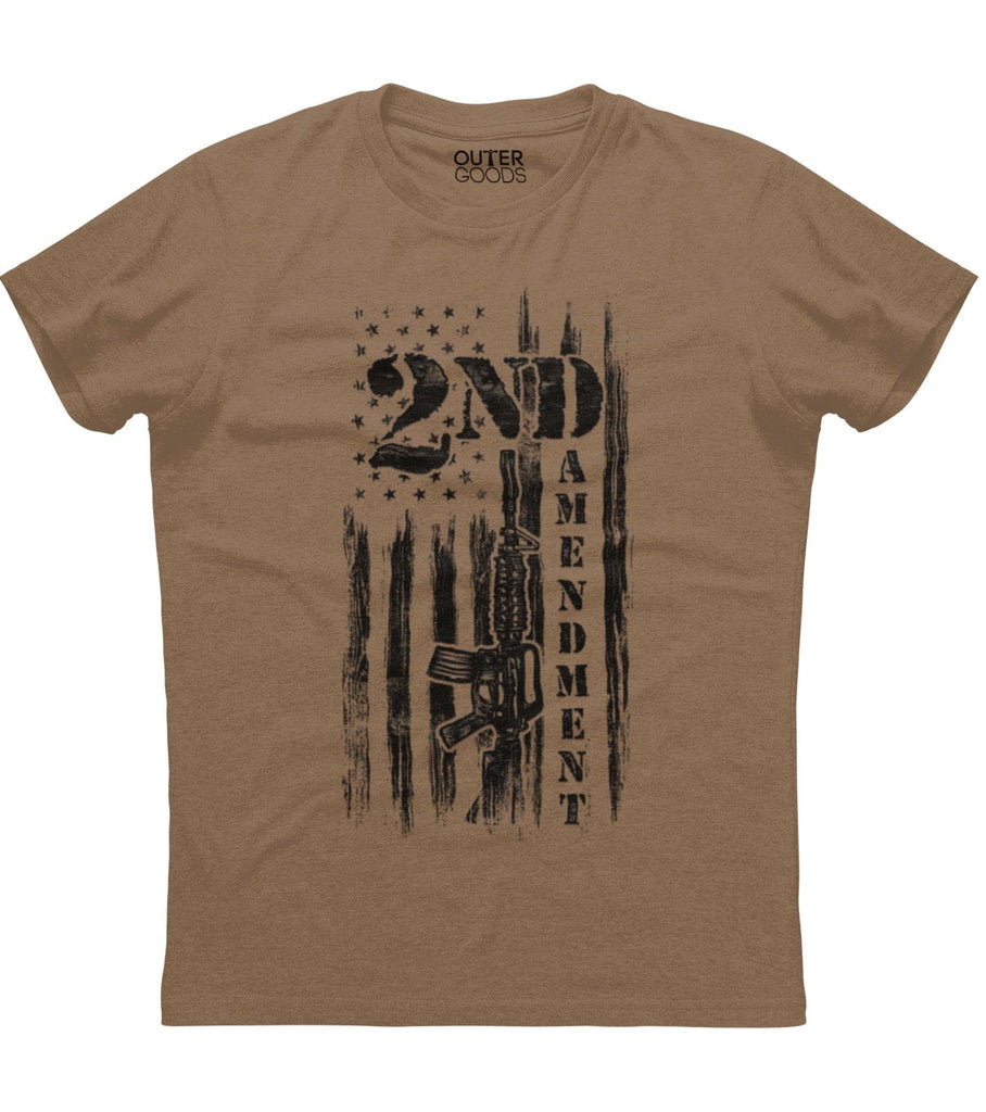 2nd Amendment Patriotic Flag T-Shirt (O)
