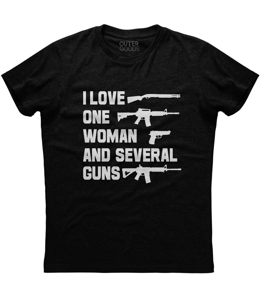 I love one Woman and Several Guns T-Shirt (O)