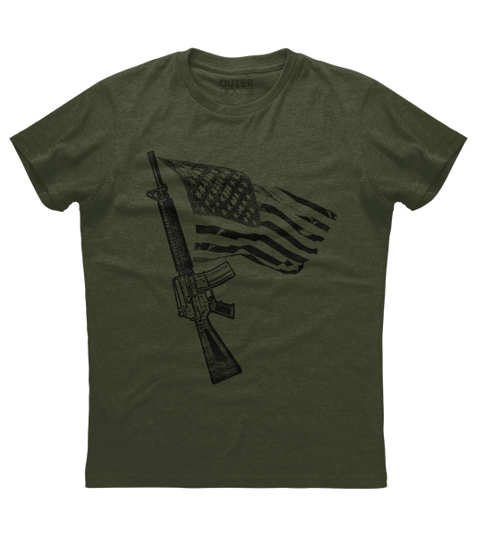 M16 US Flag Shirt (O)