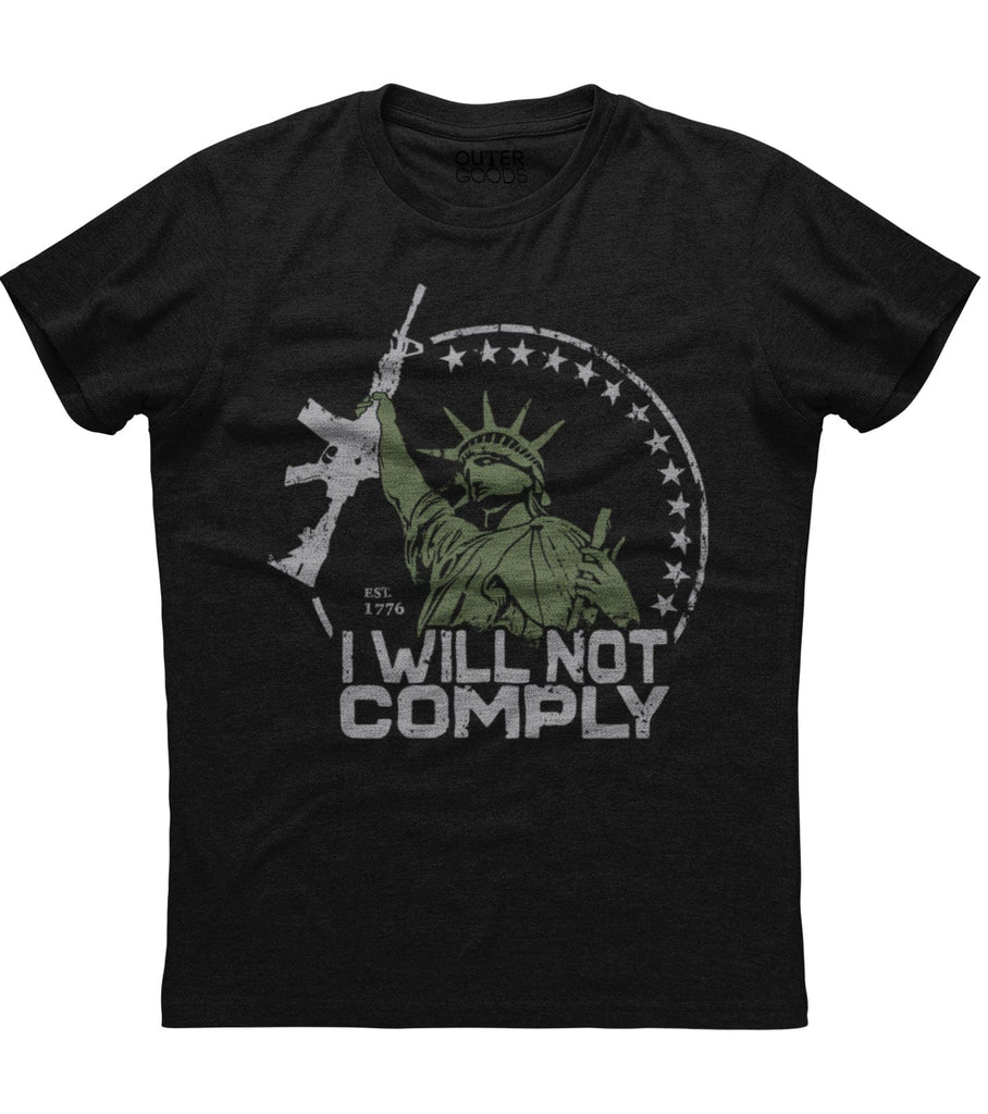 I Will Not Comply Lady Liberty Shirt (O)