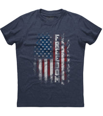 American Flag Freedom Patriotic T-Shirt (O)