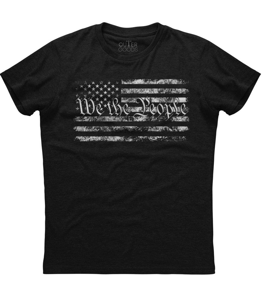 We The People USA Flag Patriotic T-Shirt (O)