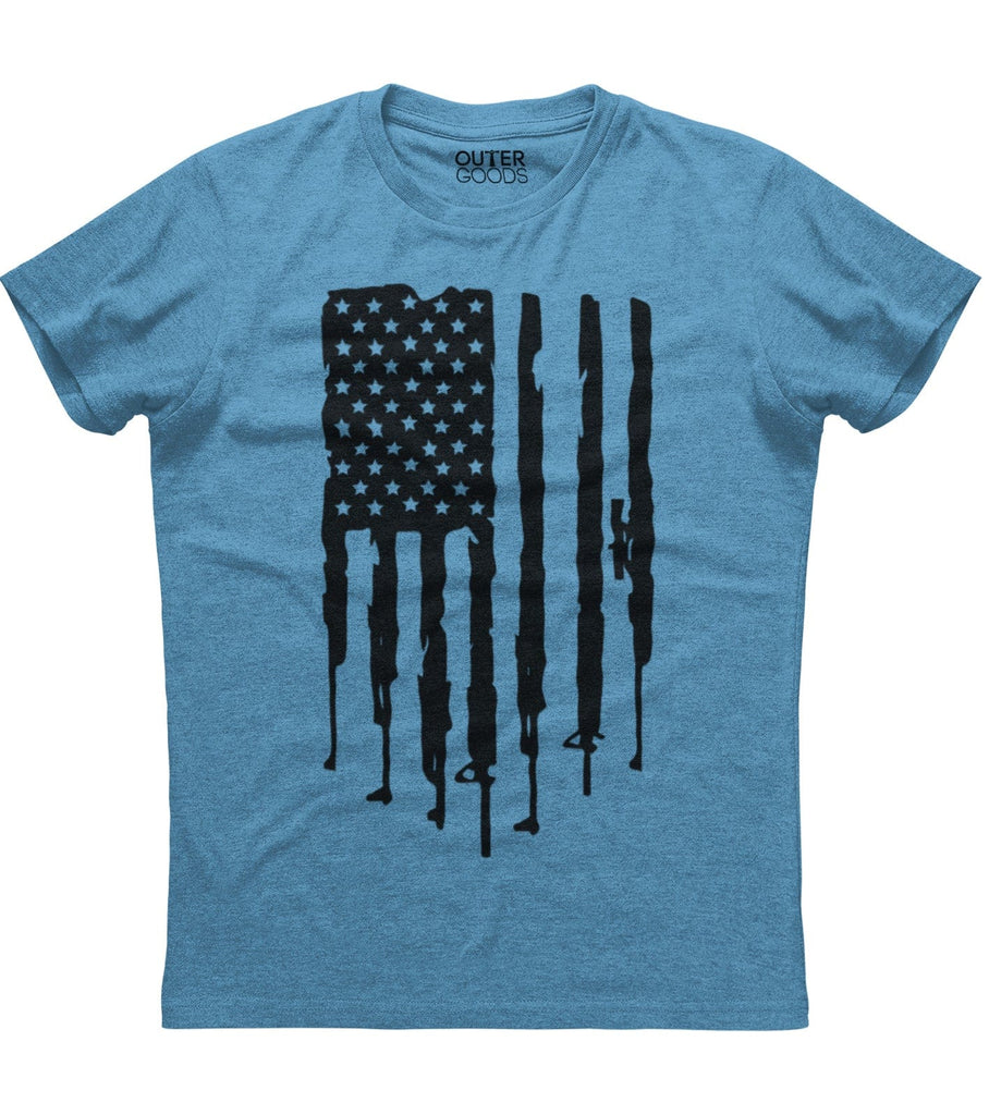 American Flag Rifle Shirt (O)