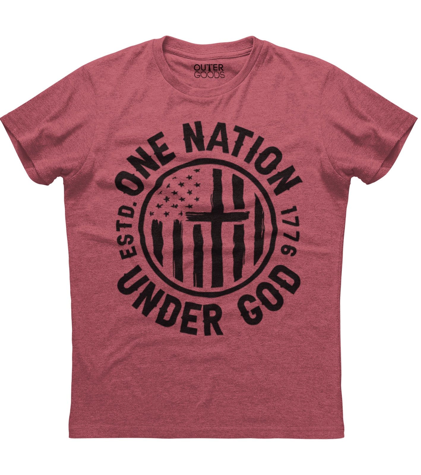 One Nation Under God 1776 Shirt (O)