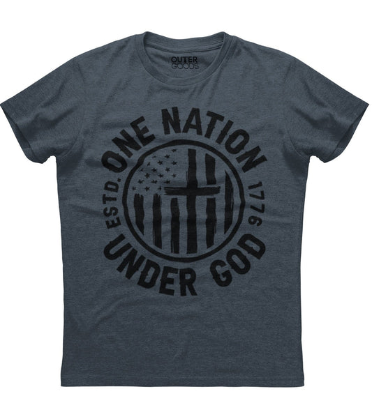 One Nation Under God 1776 Shirt (O)