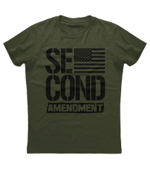 Second Amendment with US Flag Shirt (O)
