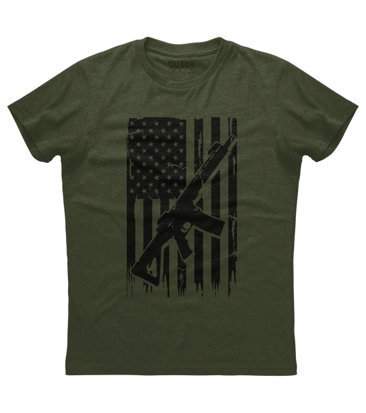 Flag AR15 Rifle Shirt (O)