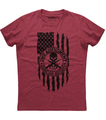 2nd Amendment 1789 Americas Original Homeland Security USA Flag Patriotic T-Shirt (O)
